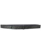 Orciani Embossed Loop-fastening Belt - Black