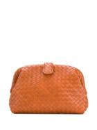 Bottega Veneta Woven Clutch - Orange