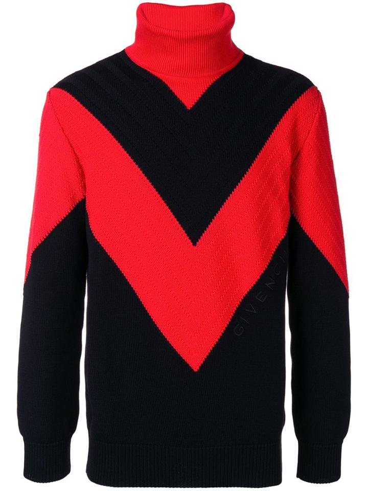 Givenchy Contrast Panels Jumper - Black