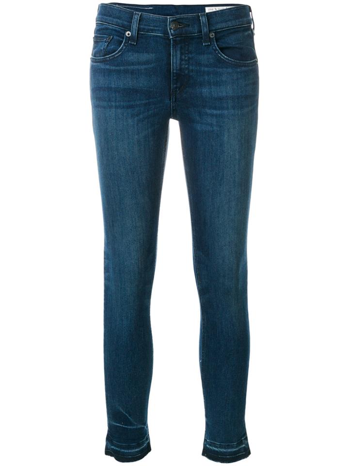 Rag & Bone /jean Skinny Denim Jeans - Blue