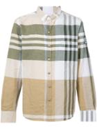 Moncler Gamme Bleu - Button-down Plaid Shirt - Men - Cotton - Ii, Nude/neutrals, Cotton