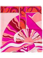 Emilio Pucci Copacabana Print Silk-twill Scarf - Pink