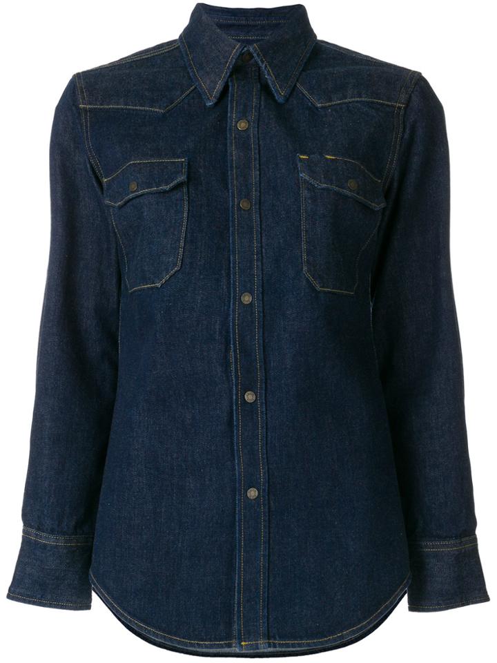 Calvin Klein 205w39nyc Classic Denim Shirt - Blue