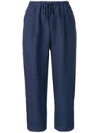 Apuntob Elasticated Waist Trousers - Blue