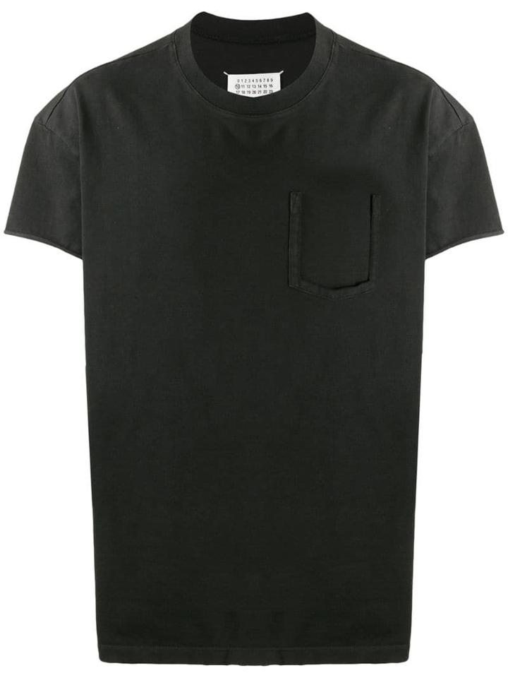 Maison Margiela Oversized Crewneck T-shirt - Black