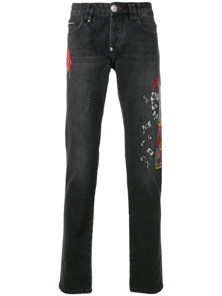 Philipp Plein Soup Of Money Jeans - Black