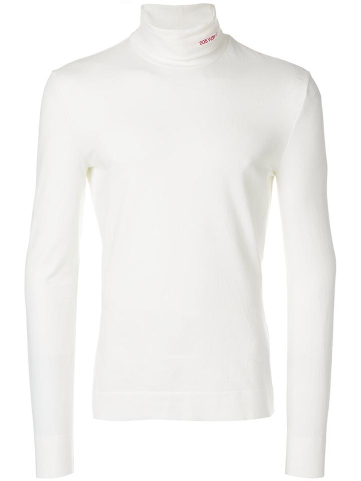 Calvin Klein 205w39nyc Funnel-neck Fitted Top - White
