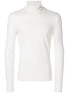 Calvin Klein 205w39nyc Funnel-neck Fitted Top - White
