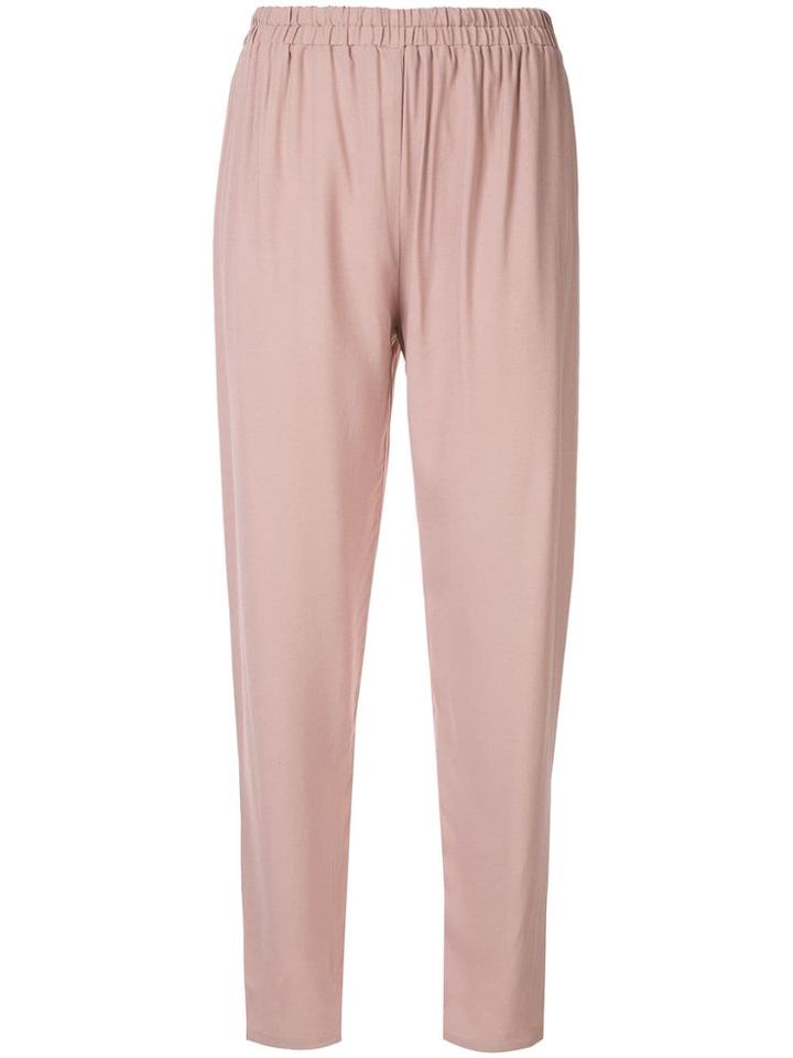 Mansur Gavriel Elasticated Trousers - Pink