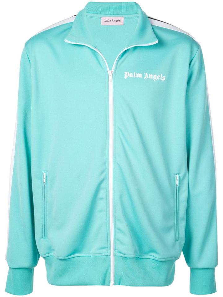 Palm Angels Jersey Track Jacket - Blue