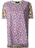 Anrealage - Floral Print Shortsleeved T-shirt - Women - Cotton - 46, Cotton