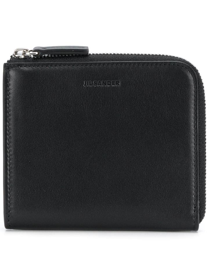 Jil Sander Zip-around Wallet - Black