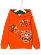 Kenzo Kids 'tiger' Hoodie, Girl's, Size: 8 Yrs, Yellow/orange
