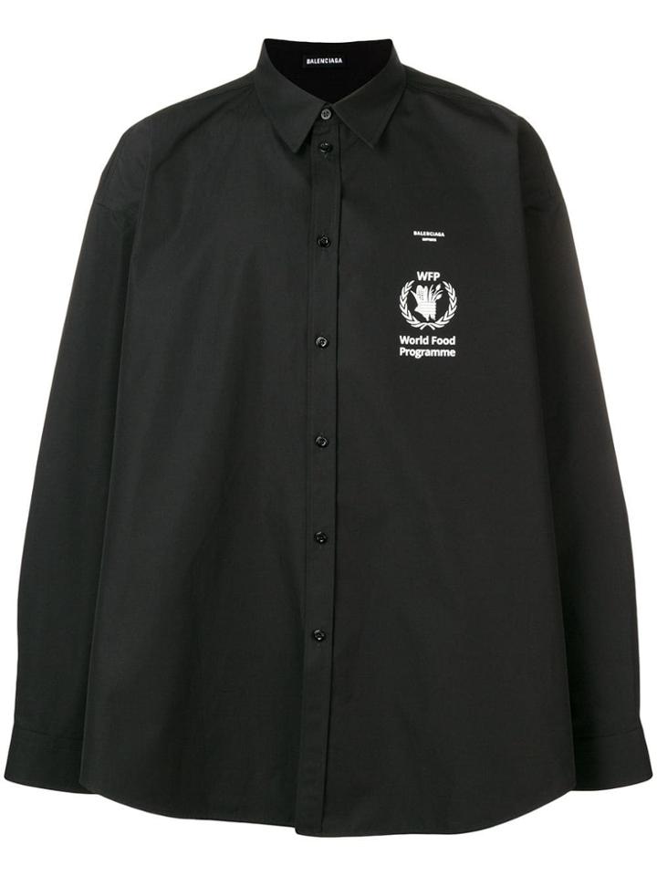 Balenciaga World Food Programme Shirt - Black