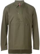 Oamc Zipped Front Pocket Polo Shirt, Men's, Size: Small, Green, Polyester/polyurethane