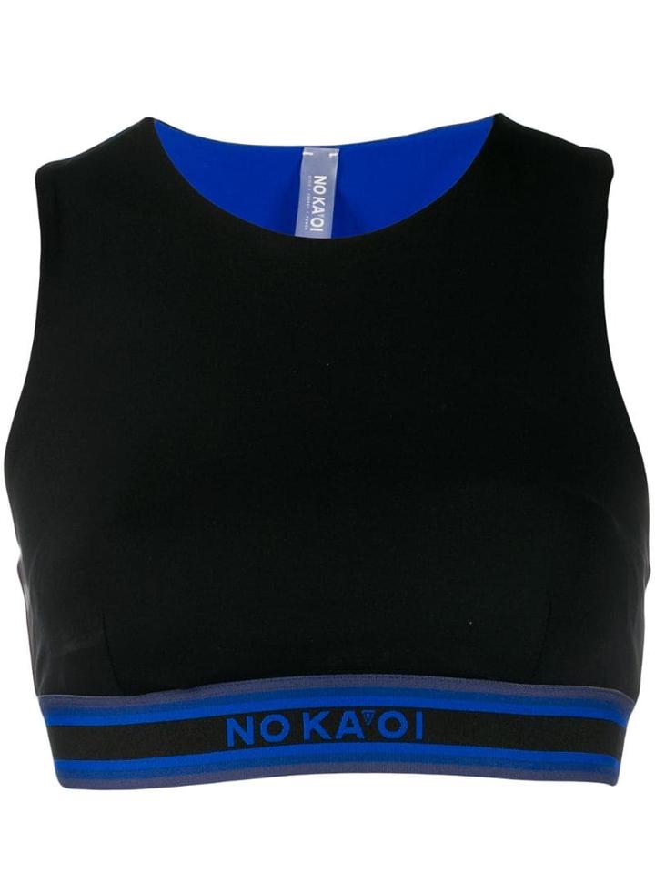 No Ka' Oi Nightfall Sports Bra Top - Black