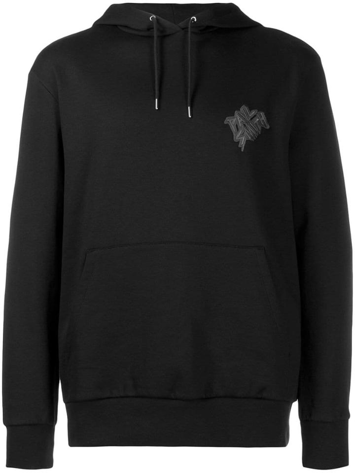 Paul Smith Embroidered Motif Hoodie - Black