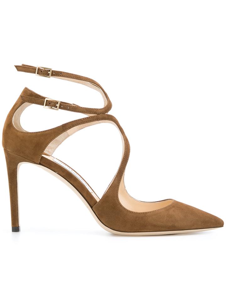 Jimmy Choo Lancer 85 Pumps - Brown