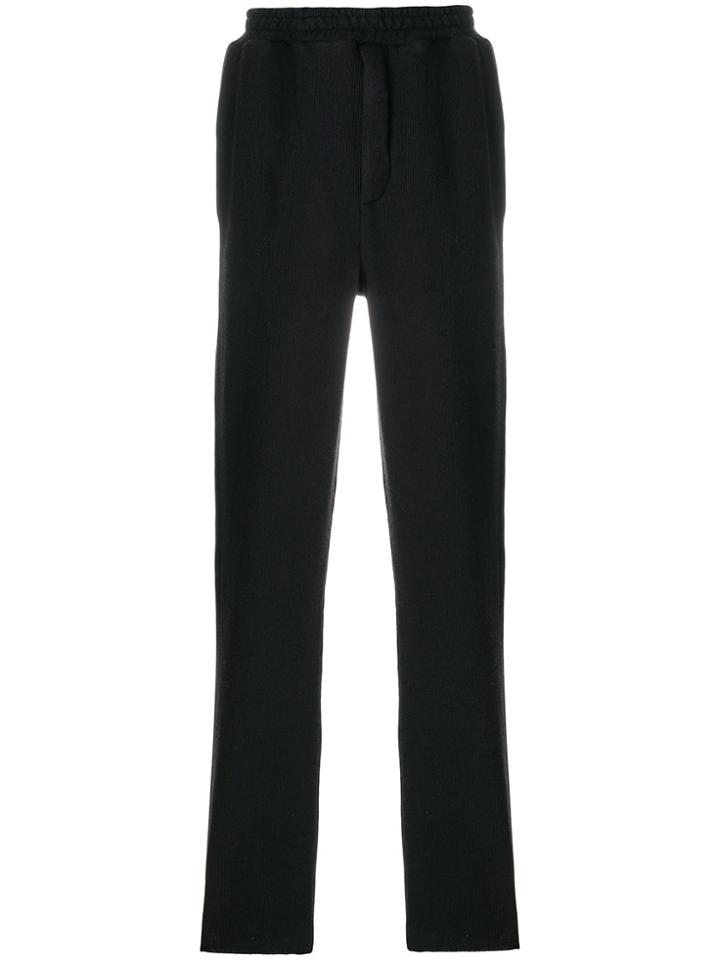 Paura Straight-leg Casual Trousers - Black
