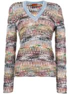 Missoni V-neck Jumper - Nude & Neutrals