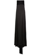Ann Demeulemeester Long Semi-sheer Gown - Black