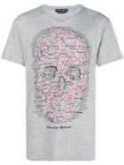 Alexander Mcqueen Skull Logo T-shirt - Grey