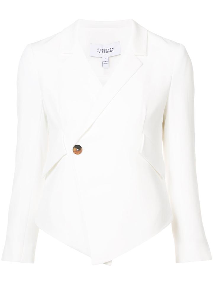 Derek Lam 10 Crosby Easy Fluid Blazer - White