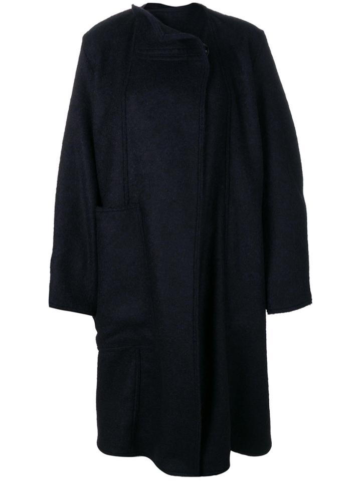 Lemaire Oversized Coat - Blue
