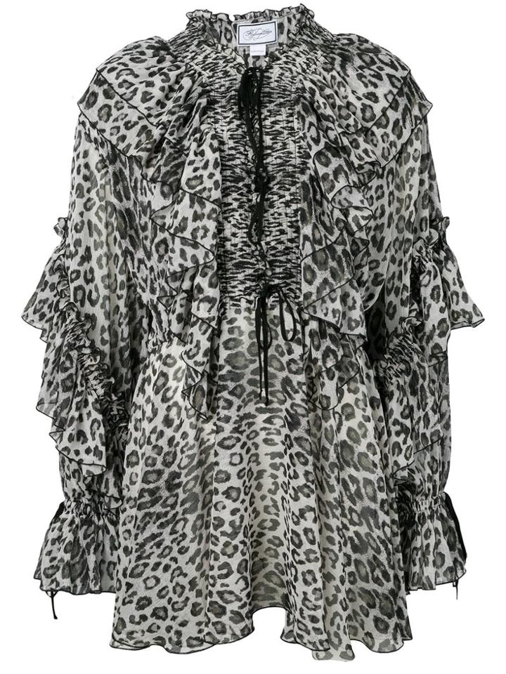 Redemption Leopard Print Dress - Black