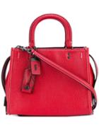 Coach - Hanging Tag Tote - Women - Calf Leather - One Size, Red, Calf Leather