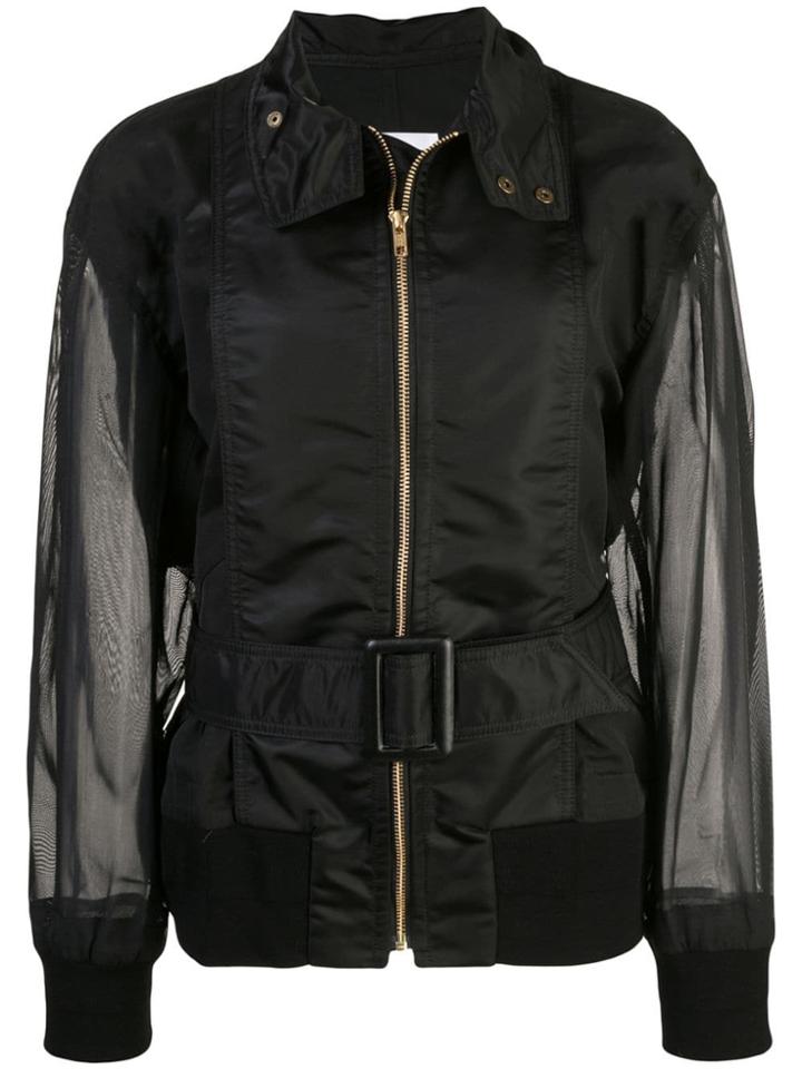 Toga Belted Blouson - Black