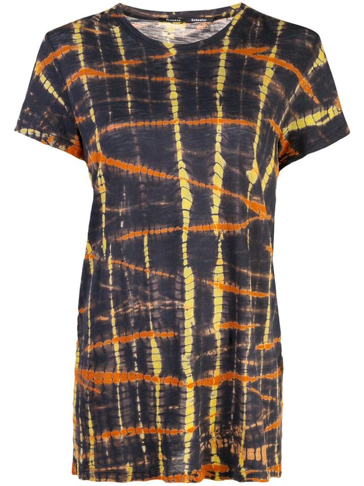 Proenza Schouler Tie Dye Short Sleeve T-shirt - Black