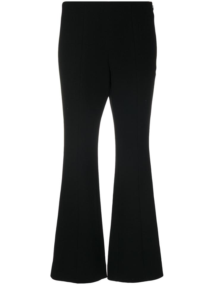 Sonia Rykiel Flared Cropped Trousers - Black