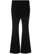 Sonia Rykiel Flared Cropped Trousers - Black