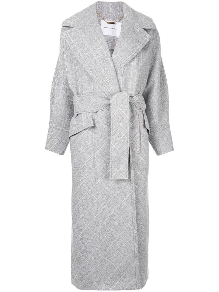 Camilla And Marc Saros Trench Coat - Grey