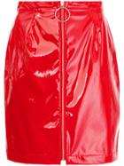 G.v.g.v. Patent Pu Mini Skirt - Red