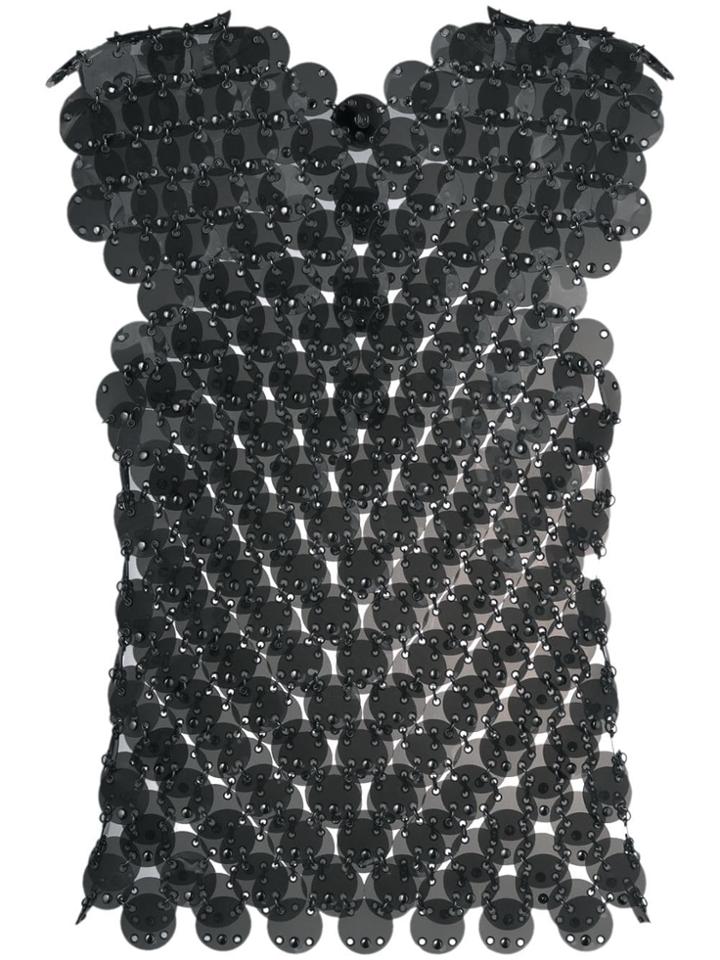 Paco Rabanne Chain Mail Top - Grey