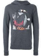 Maison Margiela Abstract Print Hoodie, Men's, Size: 52, Grey, Cotton