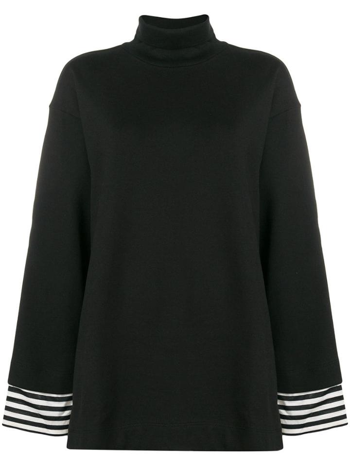 Juun.j Logo Neckline Jumper - Black