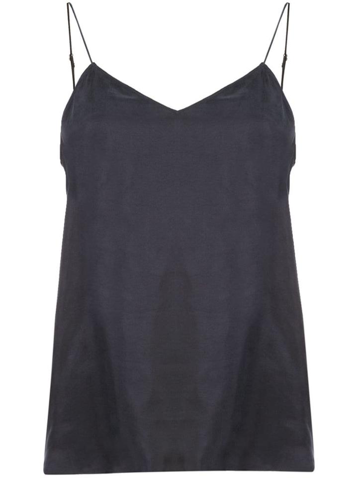 Tibi Spaghetti Strap Top - Black