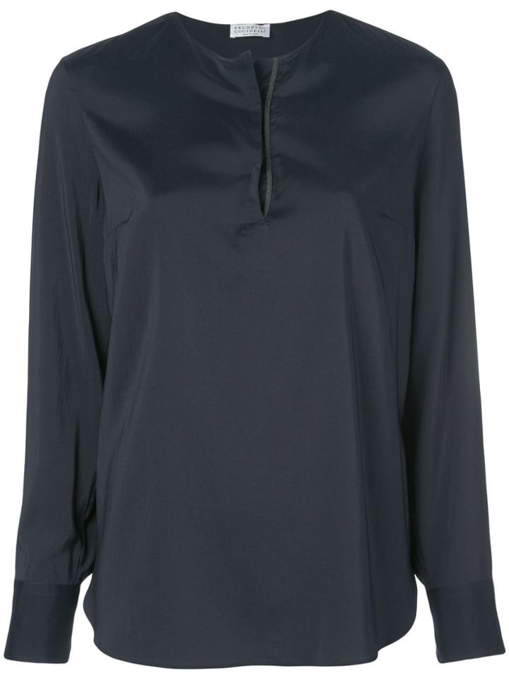 Brunello Cucinelli Loose-fit Blouse - Black
