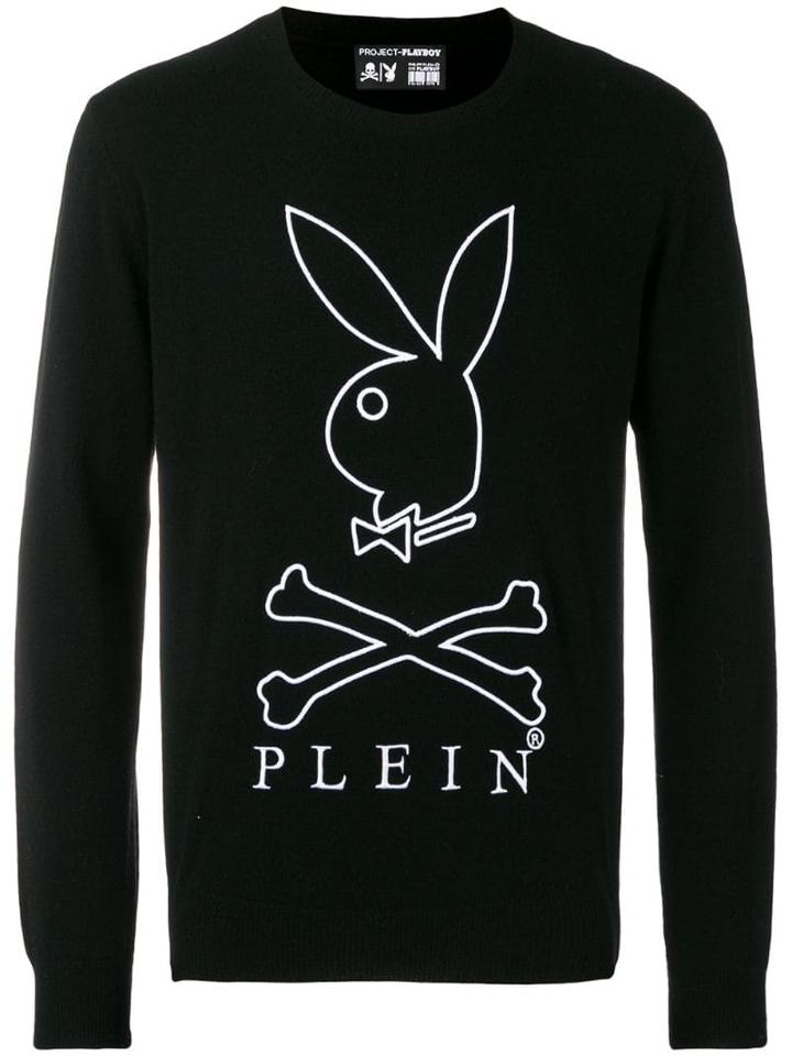 Philipp Plein Philipp Plein X Playboy Cashmere Sweatshirt - Black