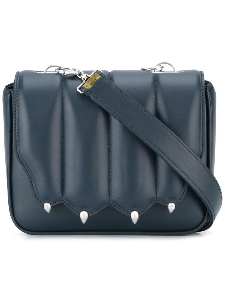 Marco De Vincenzo Paw Shaped Shoulder Bag, Women's, Blue