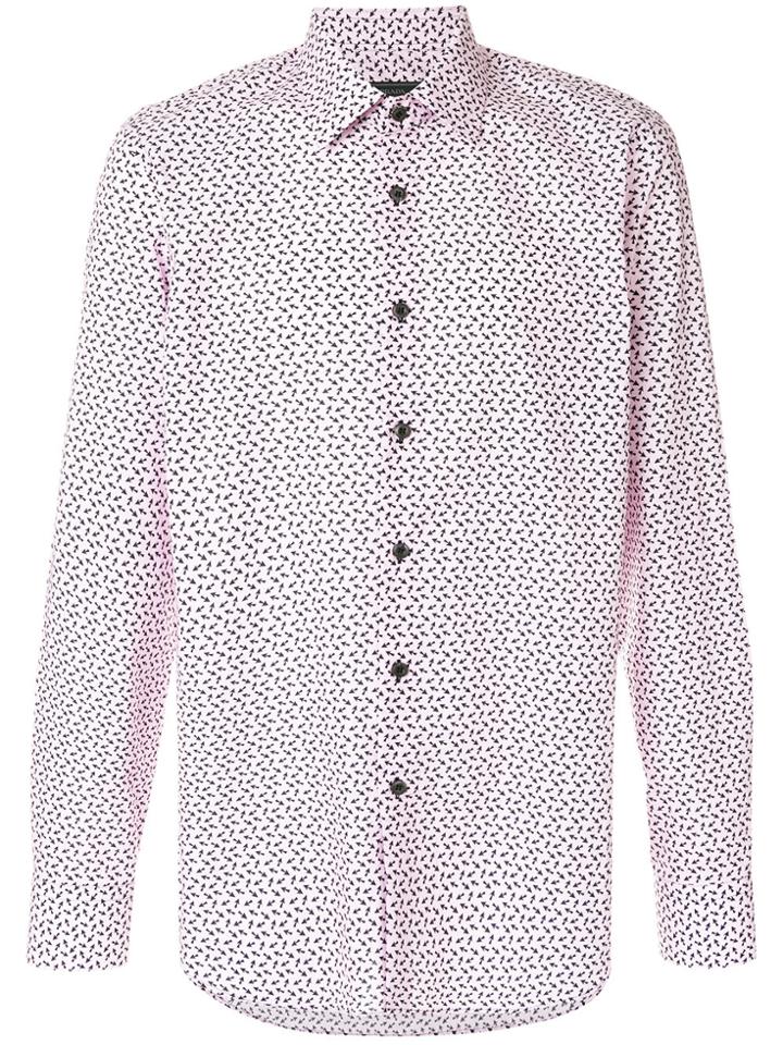 Prada Arrow Print Shirt - Pink & Purple