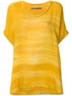 Raquel Allegra Oversized Tie Dye Top - Yellow & Orange