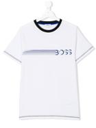 Boss Kids Teen Branded T-shirt - White