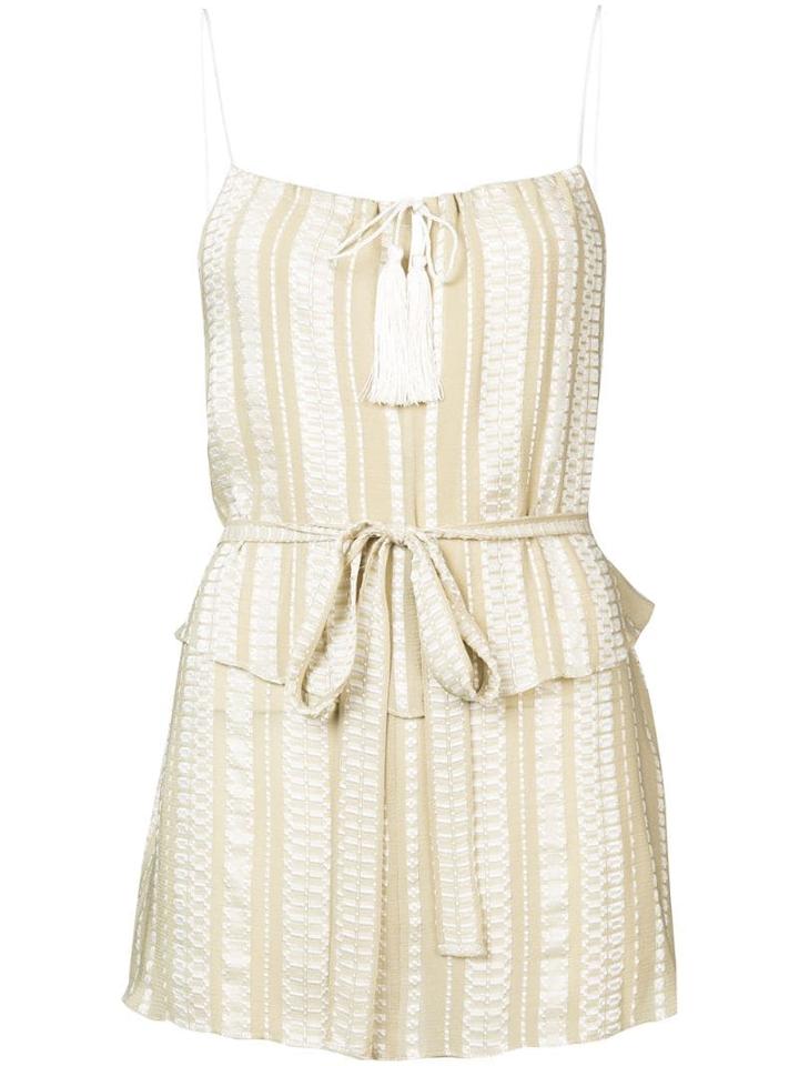 Zeus+dione Karystos Belted Cami Top - Neutrals