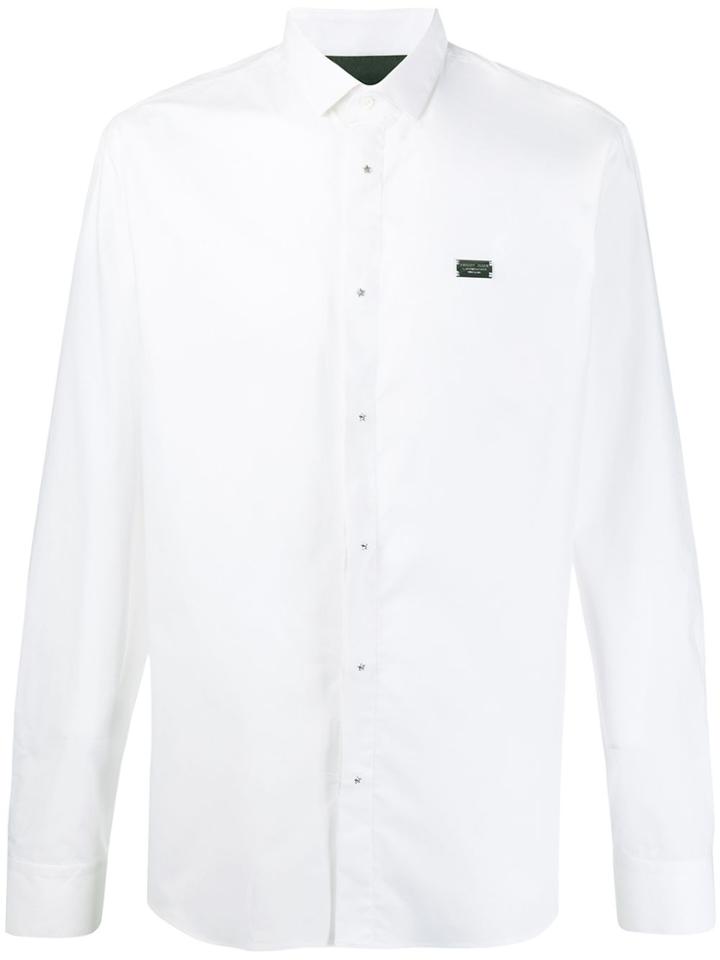 Philipp Plein Diamond Cut Gothic Plein Shirt - White