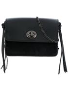 Coach - Bowery Cross Body Bag - Women - Leather/suede/brass - One Size, Black, Leather/suede/brass