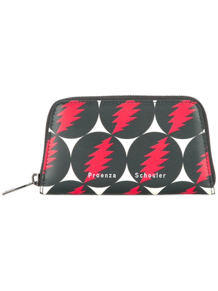Proenza Schouler Grateful Dead Trapeze Zip Compact Wallet -